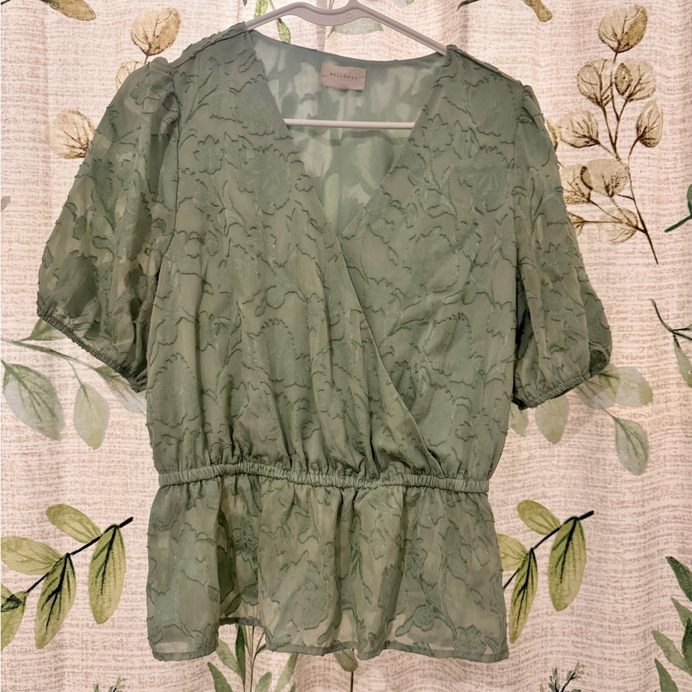 Button up Floral Blouse